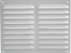 Marley Lüftungsgitter aus Aluminium Weiß 245 x 195 mm