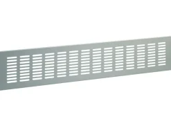 Marley Lüftungsstegblech 400 x 80 mm mit Schlitzlochung Alu