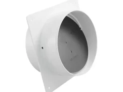 Marley Maueranschlussstutzen System 100 Rohranschluss mit Rückstauklappe Weiß