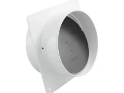 Marley Maueranschlussstutzen System 125 Rohranschluss mit Rückstauklappe Weiß