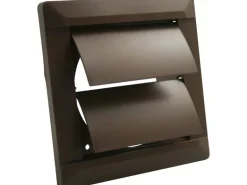 Marley Selbsttätige Verschlussklappe 140x140 mm für Rohranschluss Ø 100 mm Braun