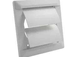 Marley Selbsttätige Verschlussklappe 140x140 mm für Rohranschluss Ø 100 mm Weiß