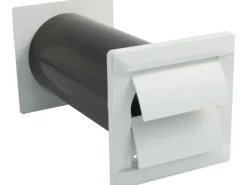 Marley Teleskopkanal Ø 125 mit s. Verschlussklappe für Flachkanal System 125