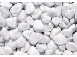 Marmorzierkiesel Carrara Weiß 40 - 60 mm 1000 kg Big-Bag