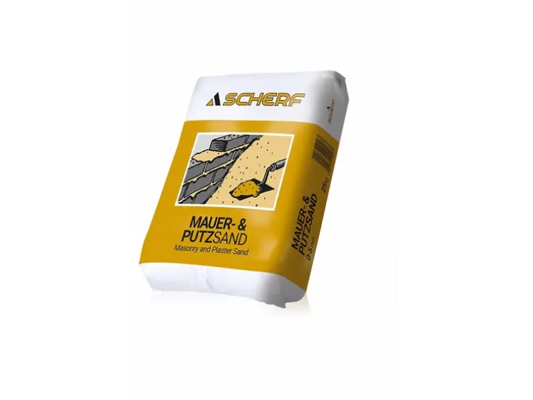 Mauer- und Putzsand Beige 0 - 5 mm 25 kg PE-Sack