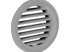 Möbelgitter Rund Ø 59 mm Hellgrau 4 Stück