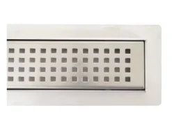 MCW Duschrinne D94b Bodenablauf Abflussrinne Duschablauf Edelstahl Siphon 50-120cm 100cm