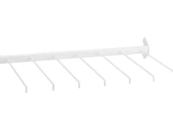 Metall-Hosenhalter 60 cm x 30 cm Weiß