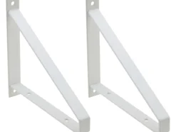 Metall-Konsole Bridge 2er-Set 18,5 cm x 20,8 cm Matt-Weiß
