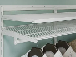 Metall-Wandschiene 1-reihig 100 cm Weiß