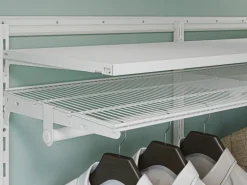 Metall-Wandschiene 1-reihig 200 cm Weiß