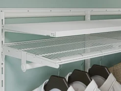 Metall-Wandschiene 1-reihig 50 cm Weiß