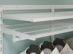 Metall-Wandschiene 1-reihig 150 cm Weiß