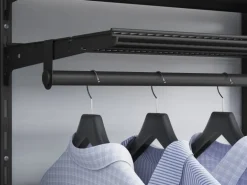 Metall-Winkelträger 1-reihig 40 cm Schwarz