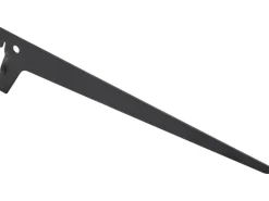Metall-Winkelträger 1-reihig 30 cm Schwarz