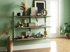 Metall-Winkelträger 1-reihig 40 cm Weiß