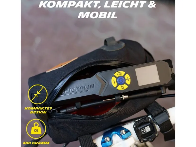 Michelin Akku Kompressor Mini 10 Bar Digital LCD LED 7,4V 2500mAh