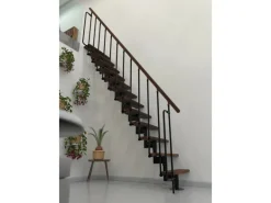 Minka Raumspartreppe Joker Walnuss Schwarz Raumhöhe bis 304 cm