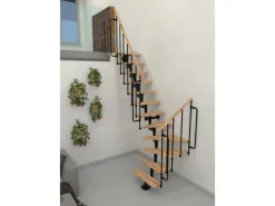 Minka Raumspartreppe Joker Turn Buche-Schwarz Raumhöhe bis 304 cm