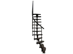 Minka Raumspartreppe Monte Carlo Walnuss Schwarz FSC® Raumhöhe bis 293 cm