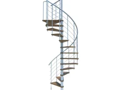 Minka Spindeltreppe Venezia Smart Weiß Geschosshöhe bis 305 cm