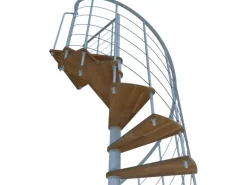 Minka Spindeltreppe Venezia Smart Weiß Geschosshöhe bis 305 cm