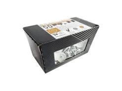 MK PC DIAMONDS Verzinkte Schrauben M5 x 50 mm Für Holz Mit Transparenter Dichtscheibe MK PC DIAMONDS 50 Stück