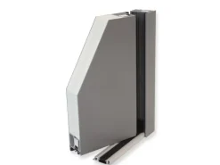 Moderno Haustür M330P Bicolor Wood Schwarz-Eiche Natur 100 cm x 210 cm DIN L