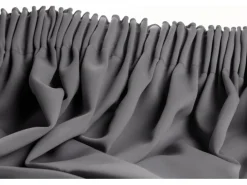 Moondream Wärmeschutzvorhang mit Faltenband Mittelgrau 260 cm x 145 cm