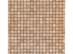 Mosaikmatte Naturstein Tarsus Beige Poliert 30 cm x 30 cm