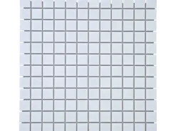 Mosaikmatte Weiß glänzend Keramik 33 cm x 33 cm