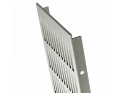 MS Beschläge Alu-Gitter 150 x 200 mm Silber F1 Eloxiert Luftzirkulation