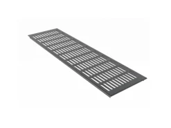 MS Beschläge Alu-Gitter 150 x 500 mm Anthrazit RAL 7016 Luftzirkulation