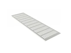 MS Beschläge Alu-Gitter 150 x 600 mm Silber F1 Eloxiert Luftzirkulation