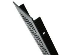 MS Beschläge Alu-Lüftungsgitter 80 x 1000 mm Anthrazit RAL 7016 Luftgitter