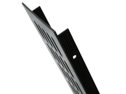 MS Beschläge Alu-Lüftungsgitter 80 x 1200 mm Anthrazit RAL 7016 Luftgitter