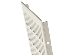 MS Beschläge Aluminiumgitter 150 x 1200 mm Weiß RAL9010 Türbelüftung