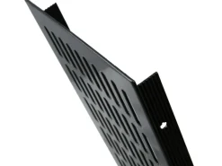 MS Beschläge Belüftungsgitter 130 x 800 mm Alu Anthrazit RAL 7016 Lüftergitter