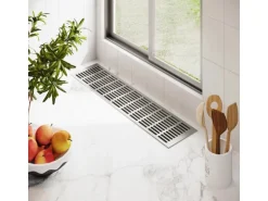 MS Beschläge Belüftungsgitter 130 x 300 mm Aluminium Silber F1 Eloxiert