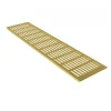 MS Beschläge Heizungsabdeckung 130 x 800 mm Gitter Gold Eloxiert