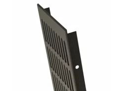 MS Beschläge Heizungsabdeckung 130 x 300 mm Aluminium Gitter Braun Eloxiert