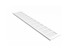 MS Beschläge Lüftungsgitter 100 x 1000 mm Weiß RAL 9016