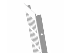 MS Beschläge Lüftungsgitter 100 x 1000 mm Weiß RAL 9016