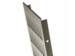 MS Beschläge Lüftungsgitter Alu Edelstahloptik Hochwertig 130 x 500 mm