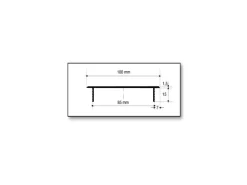 MS Beschläge Lüftungsgitter Aluminium robust eloxiert 100 x 300 mm