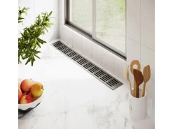 MS Beschläge Lüftungsgitter Alu Design Eloxiert 80 x 1000 mm