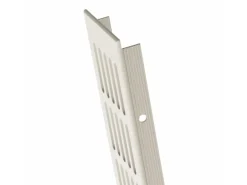 MS Beschläge Lüftungsgitter 80x400mm Weiß RAL9010 Türbelüftung Alu