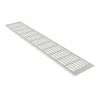 MS Beschläge Lüftungsgitter Alu 100 x 800 mm Silber F1 Eloxiert Belüftung