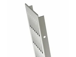 MS Beschläge Lüftungsgitter Alu 100 x 800 mm Silber F1 Eloxiert Belüftung
