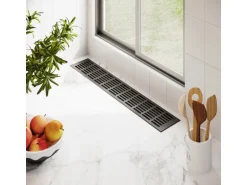 MS Beschläge Lüftungsgitter Alu 100 x 300 mm RAL 7016 Anthrazit Gitter